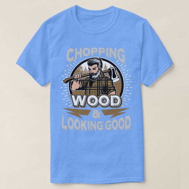 Köp av trä och Tittar Bra T Shirt (Design framsida)