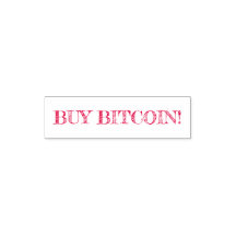 KÖP BITCOIN! frimärke bläck!