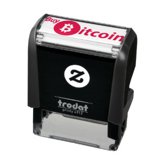 Köp Bitcoin Self Inking Rubber Frimärke Självfärgande Stämpel