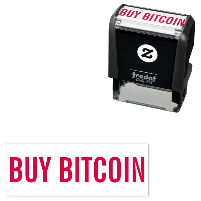 KÖP BITCOIN SJÄLVFÄRGANDE STÄMPEL (In Situ)