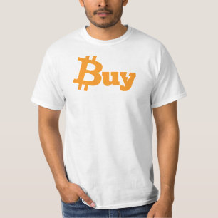 Köp Bitcoin T-shirt - Front ₿ uy - Back $ell