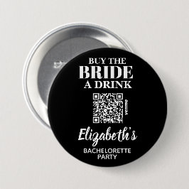 Köp Bride A Drink Bachelorette Party QR-kod Knapp