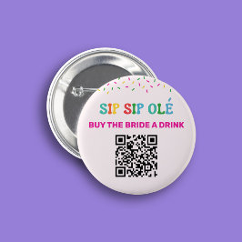 Köp Bruden Dryck QR-kod Sista Fiesta Mexikansk Knapp