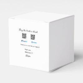 Köp bruden en drink donation QR Venmo PayPal  Presentaskar