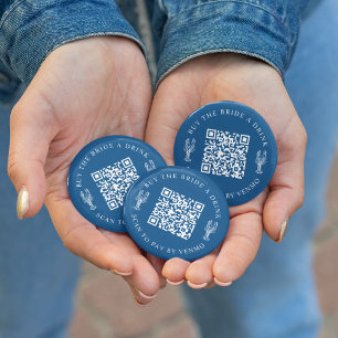 Köp Bruden en Drink Möhippa QR-kod Knapp