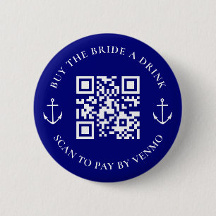 Köp Bruden En Drink Möhipparty QR-kod Knapp