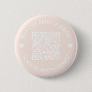 Köp Bruden En Drink Rosa QR-kod Knapp