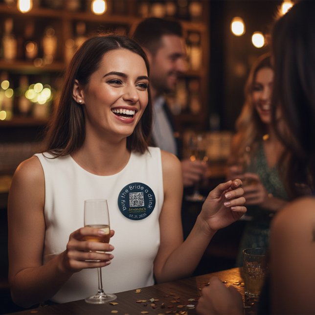 Köp Bruden en Dryck QR-kod knapp (Skapare uppladdad)