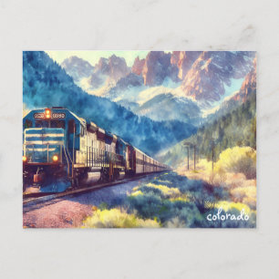 Köp coola Travel Vintage Colorado Vår vykort