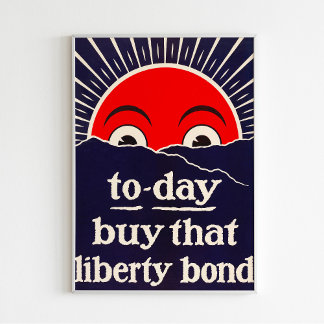 Köp den där Liberty Bond Vintage affisch till dags