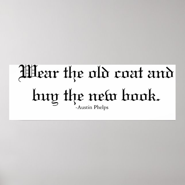 Köp det nya bok. poster (Framsidan)