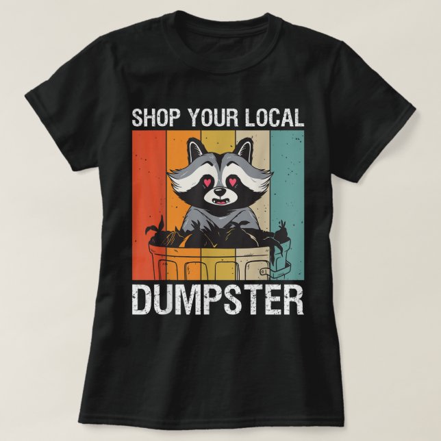 Köp din lokala Dumpster Diving T Shirt (Design framsida)
