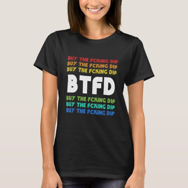 Köp Dip Bitcoin Mynt Blockchain Krypto Ho T Shirt (Framsida)