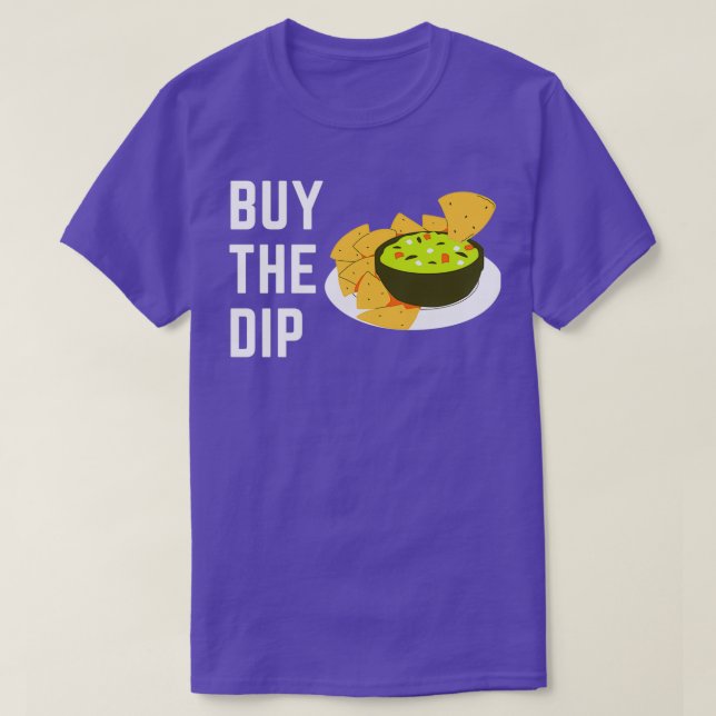 Köp DIP Roligt Lagrar Investor eller Krypto Trader T Shirt (Design framsida)
