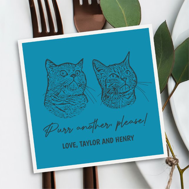 Köp en annan, anpassad Pet Bröllop Napkins Pappersservett (Skapare uppladdad)