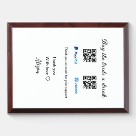 Köp en drink-donation QR Venmo PayPal