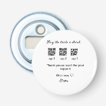 Köp en drink scan QR-kod tackInbjudan