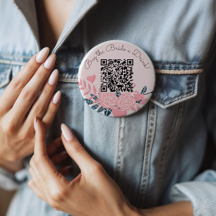 Köp en dryckes venmo qr-kod för bruden knapp