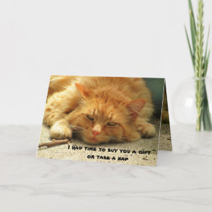 Köp en gåva eller ta en Nap Kattunge Kort