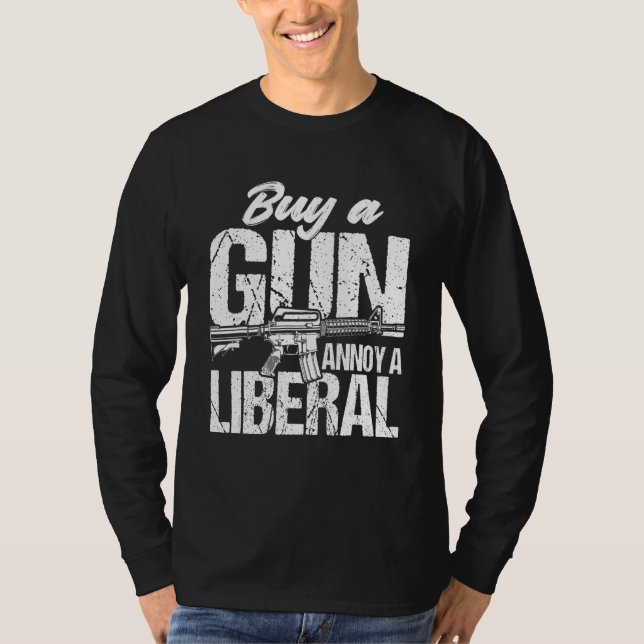 Köp en Gun Annoy en liberal apparat T Shirt (Framsida)