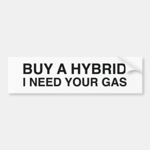 Köp en hybrid jag behöver din gas bildekal