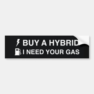 Köp en hybrid jag behöver din gas bildekal