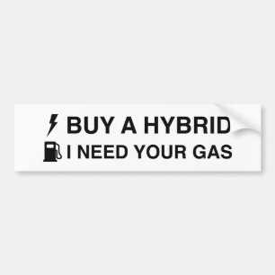 Köp en hybrid jag behöver din gas bildekal