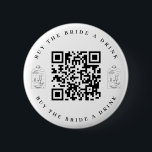 Köp en knapp för dricksBachelorette QR-kod för Bri<br><div class="desc">Glöm inte de här QR-kodknapparna "Köp Bride a Drink" för din Bachelorette-fest! Matchar vårt Mystical Tarot Card Bachelorette Party-tema. Redigera enkelt QR-koden med din egen.</div>