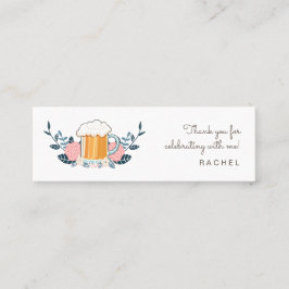 Köp en ölbachelorette av bruden mini visitkort