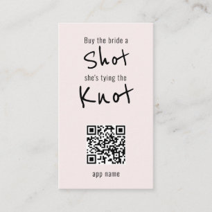 Köp en Shot QR-kod Visitkort