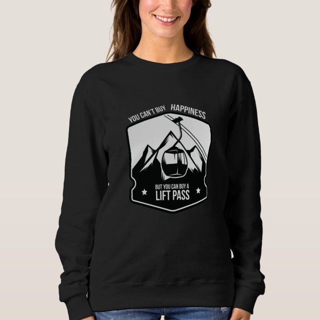 Köp ett Hiss Pass Skiing Winter Sports T Shirt (Framsida)