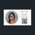 Köp ett QR-tilläggskort för dryck Tilläggskort<br><div class="desc">Köp en drink till Bride! Sök igenom QR-koden för att betala om en drink för bruden att vara på hennes bachelorette-fest!</div>