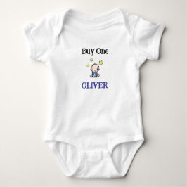 Köp ett, skaffa ett, gratis, Personlig Triplets T Shirt
