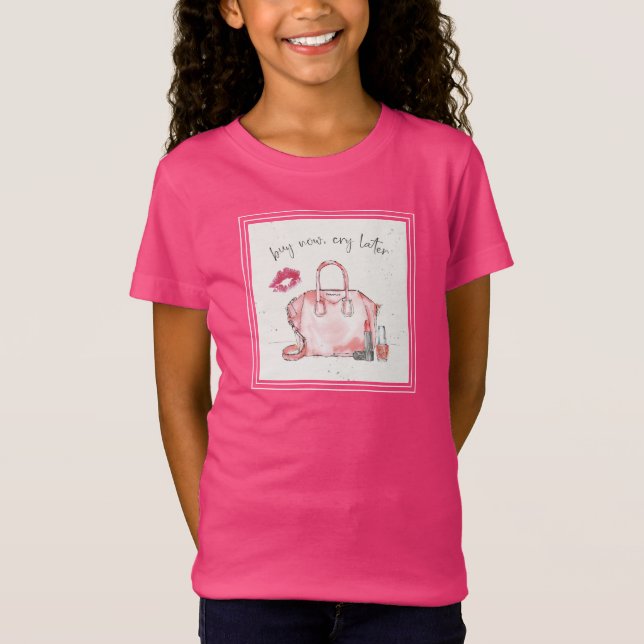 Köp för vattenfärgmode | gråter nu mer sistnämnd t shirt (Framsida)