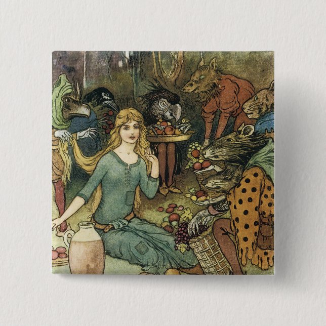 Köp från oss med en gyllene gräns knapp (Framsida)