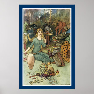 Köp Från Oss Med en Gyllene Lock Poster
