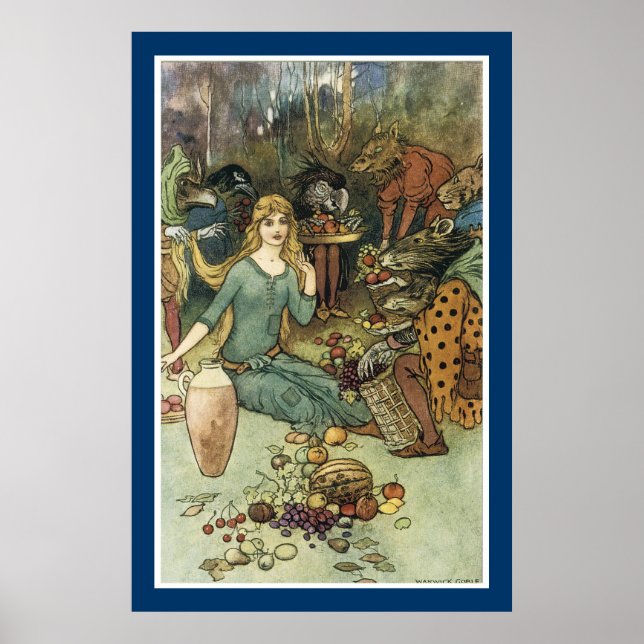 Köp Från Oss Med en Gyllene Lock Poster (Framsidan)