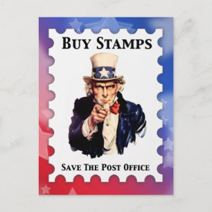 Köp Frimärke Spara Post Office Vykort