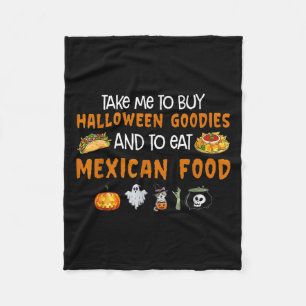 Köp Halloween-godis och Eat Mexiica Fleecefilt