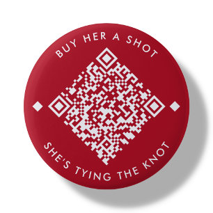 Köp henne en hake Knappen Bachelorette QR-kod Knapp