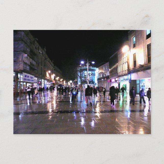 Köp i regnet vykort (Framsida)