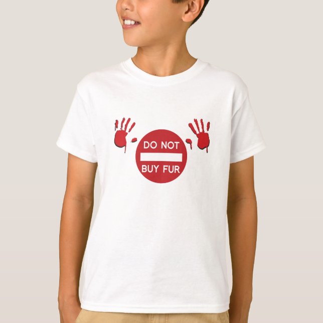 Köp inte Päls T Shirt (Framsida)