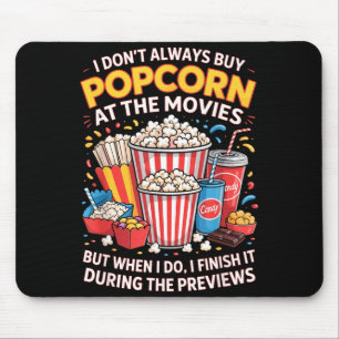Köp inte popcorn film bio mat natt mellanmål musmatta