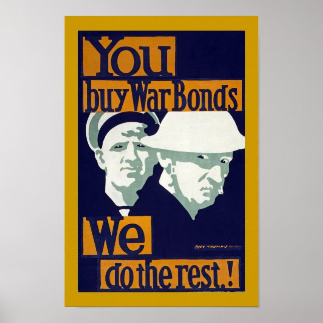 Köp Krig-obligationer, vi gör resten! (arbetsyta) Poster (Framsidan)