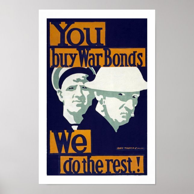 Köp Krig-obligationer, vi gör resten! gräns Poster (Framsidan)