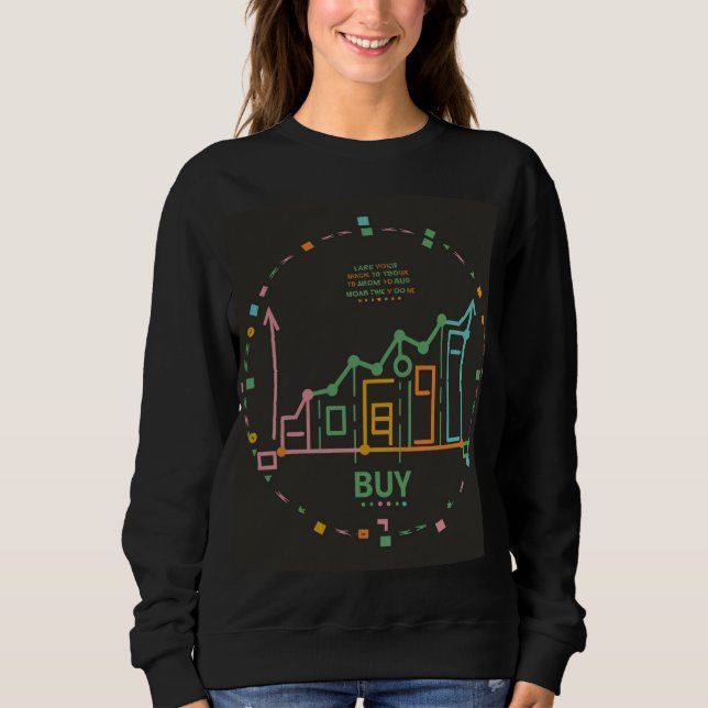 Köp låg, säljhög - Bull & Bear Trading T-Shirt" T Shirt (Framsida)