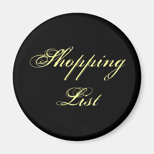 Köp lista magnet (Framsidan)