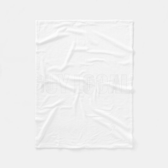 Köp lokalt miljöskydd, djurskydd fleecefilt (Framsidan)