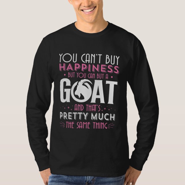 Köp lyckodlare och getter t shirt (Framsida)