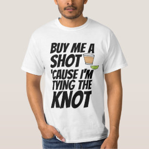 KÖP MIG EN SKJUT JAG SKA BÄNDAS Brudgum T-Shirt